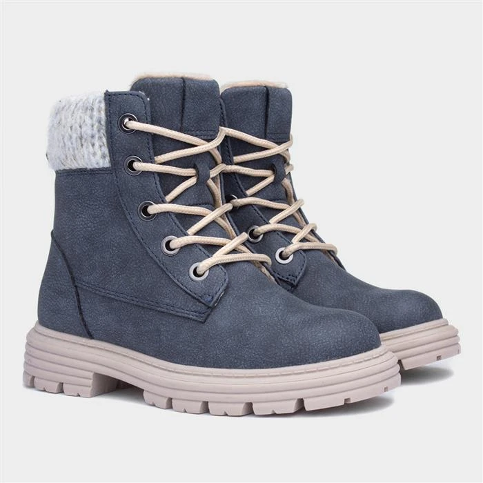 Lilley Junior Liv Kids Navy Ankle Boot - Image 5