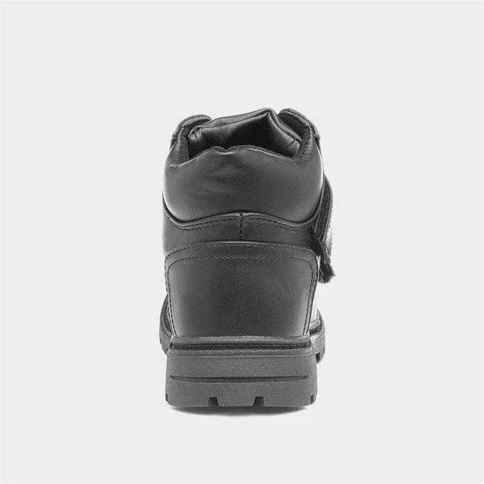 Trux Boys Black Easy Fasten Ankle Boot - Image 3
