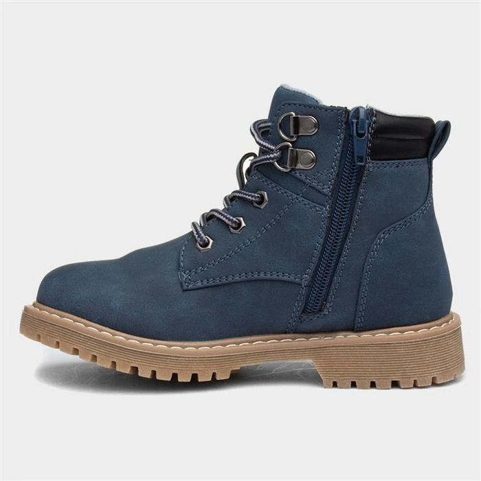 Stone Creek Junior Jonathan Boys Navy Ankle Boot - Image 2