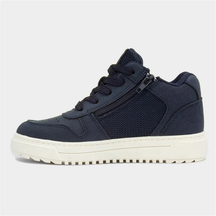 Osaga Richie Kids Navy Lace Up Trainer - Image 2