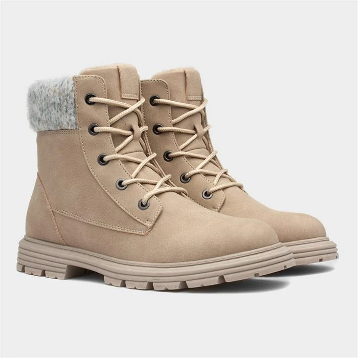 Lilley Junior Liv Kids Beige Ankle Boot - Image 5