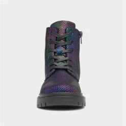 Buckle My Shoe Girls Multi Lace Up Boot