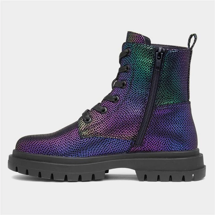 Buckle My Shoe Girls Multi Lace Up Boot - Image 2