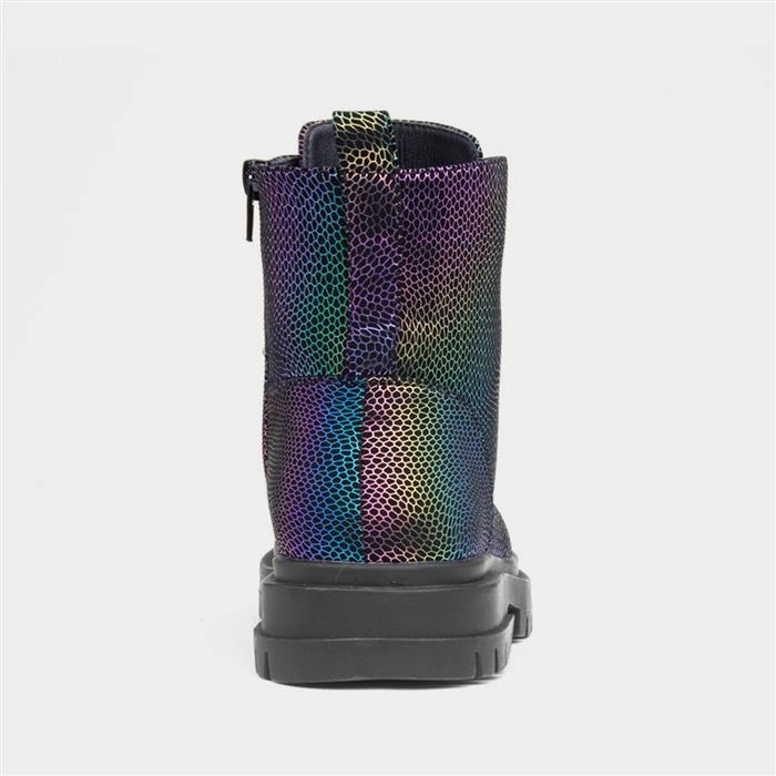 Buckle My Shoe Girls Multi Lace Up Boot - Image 3
