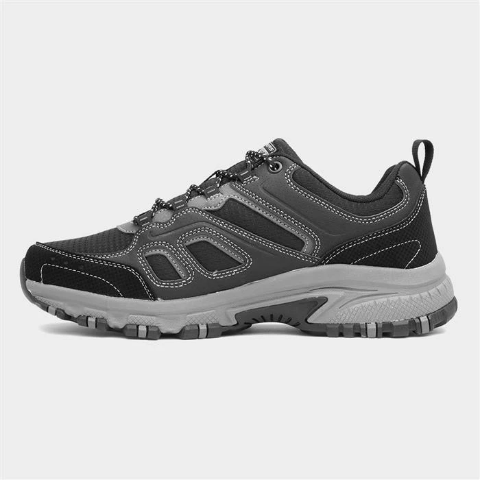 Skechers Hillcrest Mens Black Lace Up Shoe - Image 2