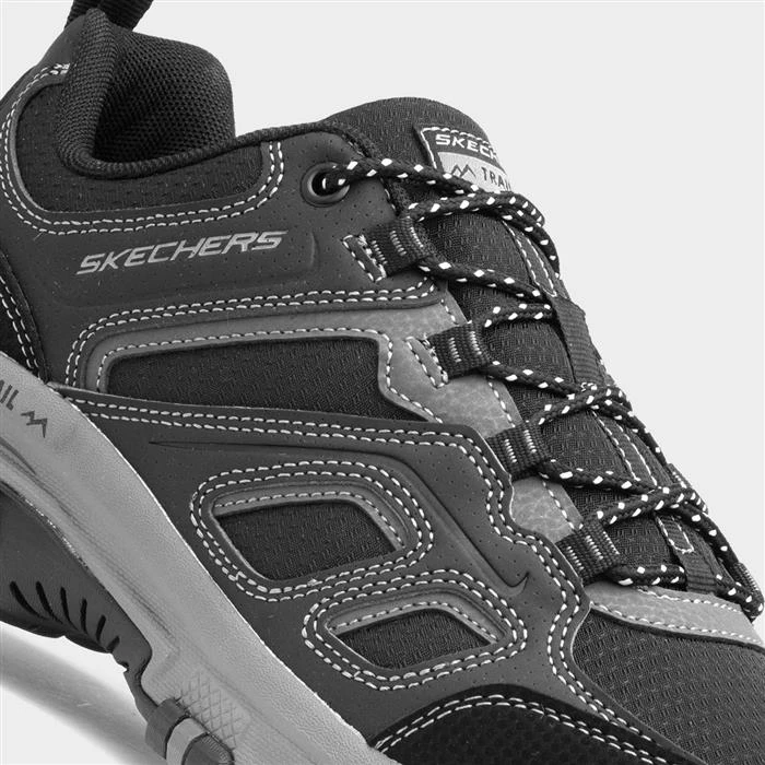 Skechers Hillcrest Mens Black Lace Up Shoe - Image 4