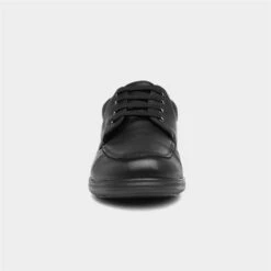 Comfy Steps Duke Mens Black Leather Shoe