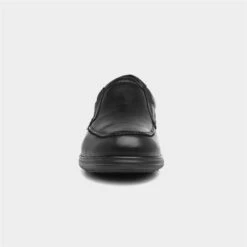 Comfy Steps Baron Men's Black Leather Shoe