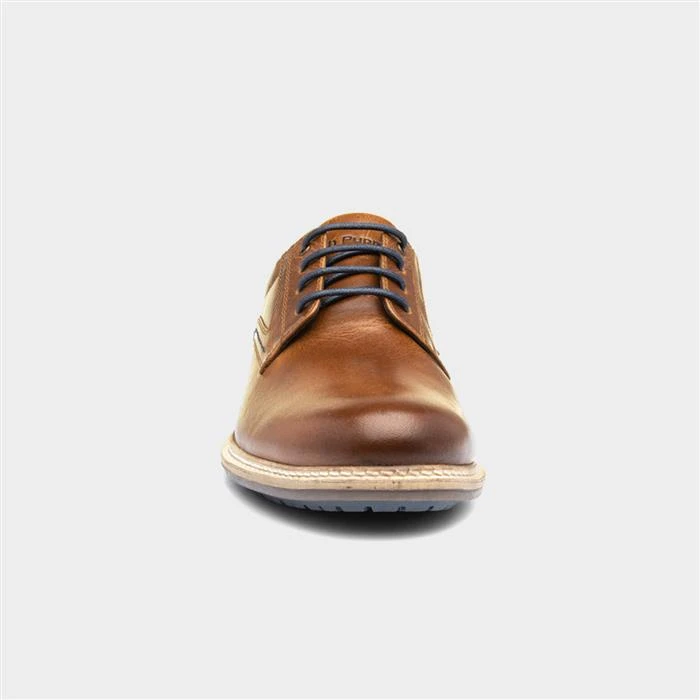 Hush Puppies Lynton Mens Tan Leather Shoe