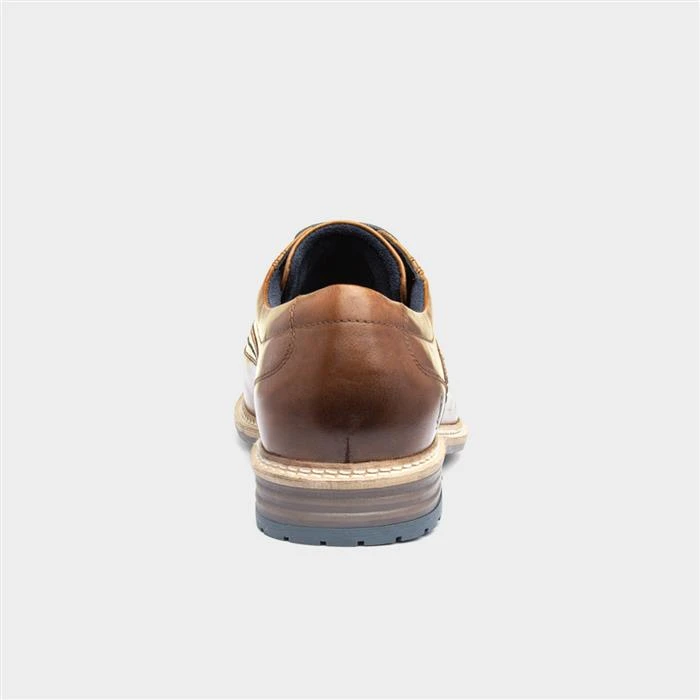 Hush Puppies Lynton Mens Tan Leather Shoe - Image 3