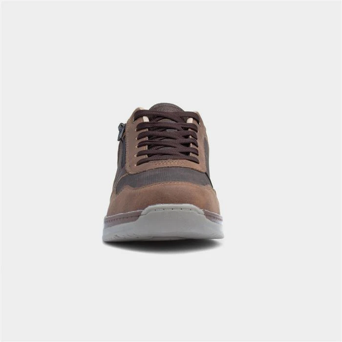 Comfy Steps Rick Mens Brown Casual Shoe