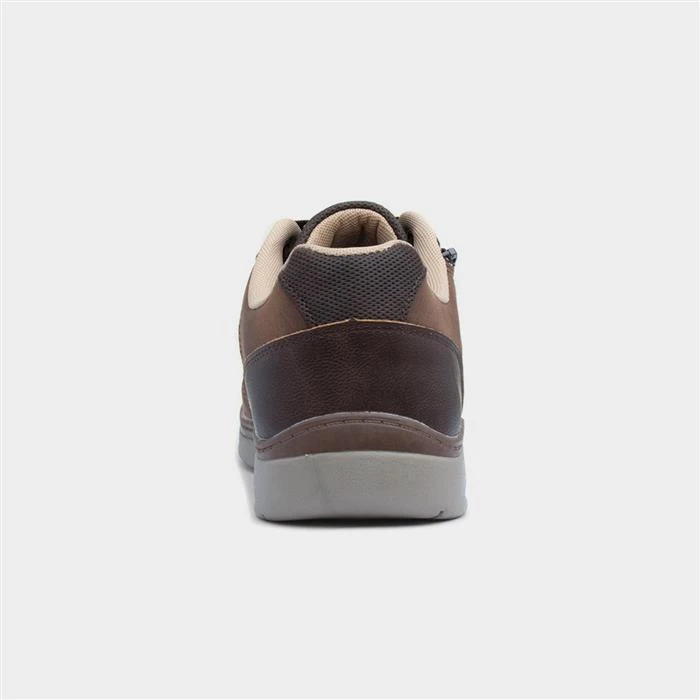 Comfy Steps Rick Mens Brown Casual Shoe - Image 3