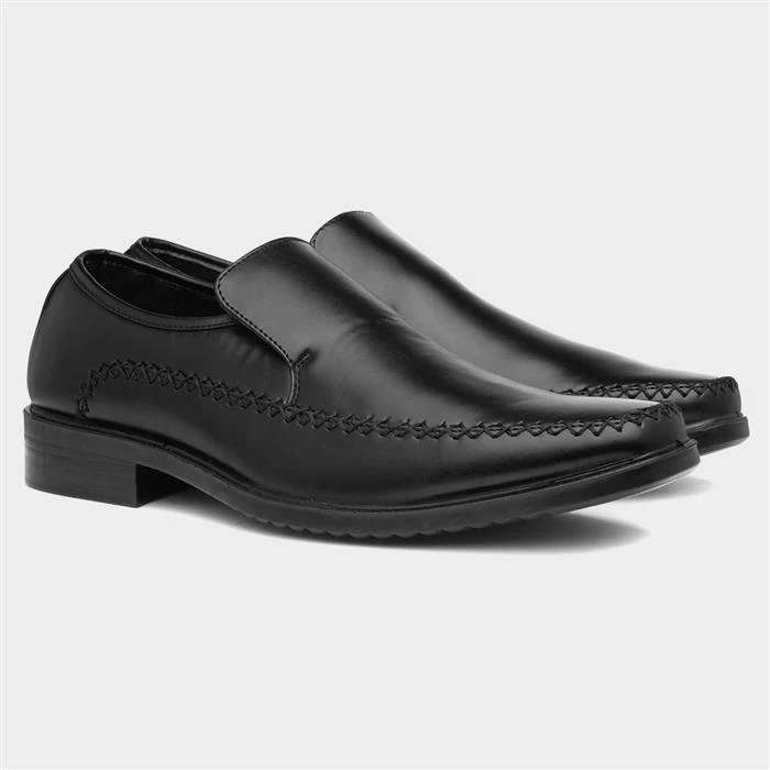 Beckett Blaine Mens Formal Slip On Shoe In Black - Image 5