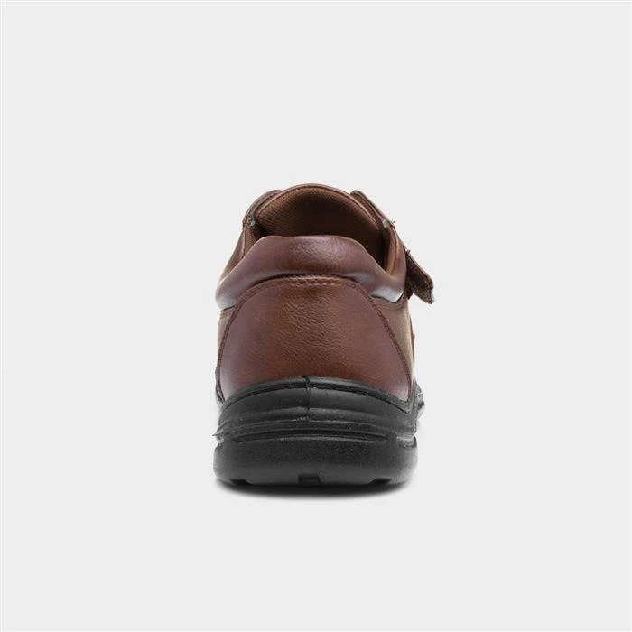 Hobos Bo Mens Brown Easy Fasten Shoe - Image 3