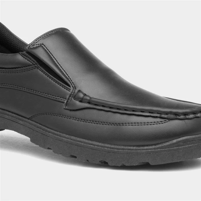 Urban Territory Brian Mens Black Slip On Shoe - Image 4