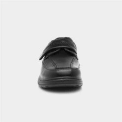 Hobos Bo Mens Easy Fasten Black Shoe