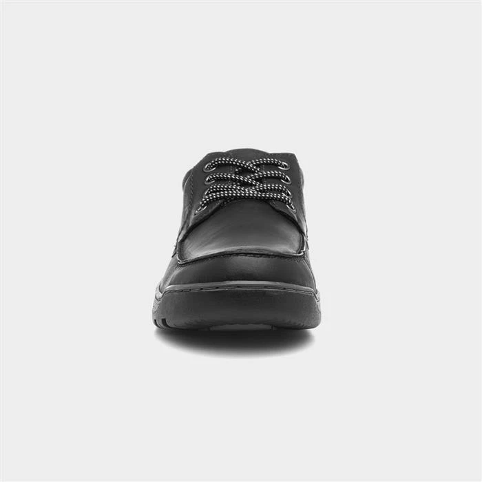Hush Puppies Tucker Mens Leather Shoe In Black