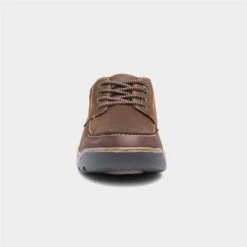 Hush Puppies Tucker Mens Brown Leather Shoe