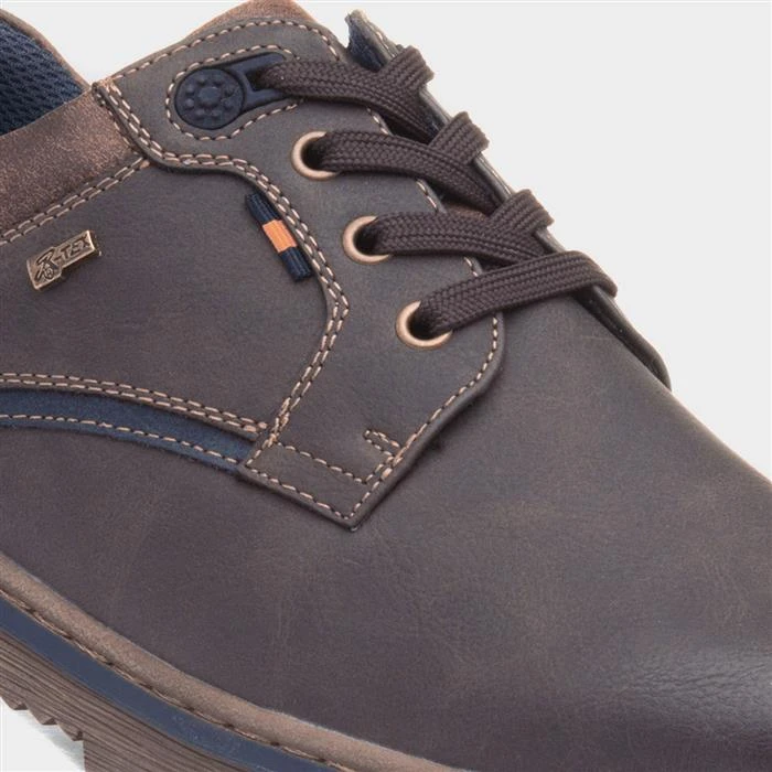 Relife Billy Mens Brown Wide Fit Lace Up Shoe - Image 4