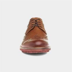 Silver Street Felix Mens Leather Tan Brogue Shoe