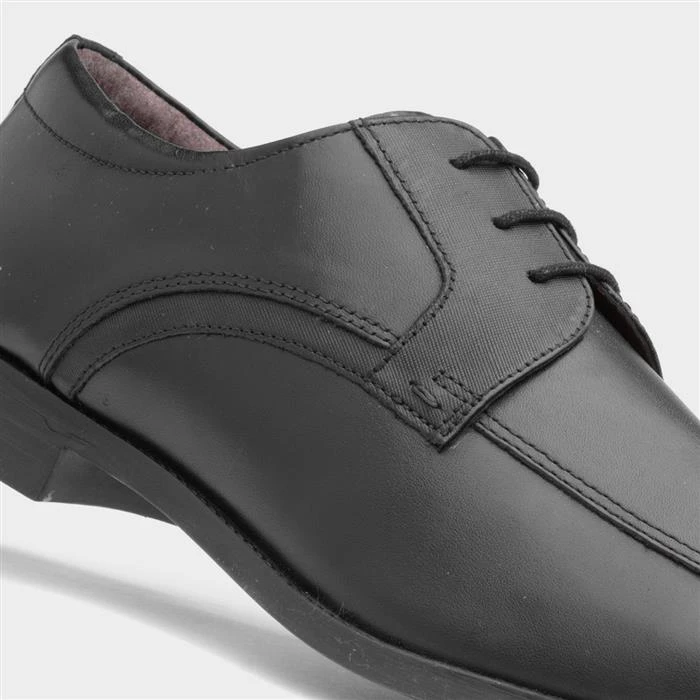 Thomas Crick Hutton Mens Black Leather Shoe - Image 4