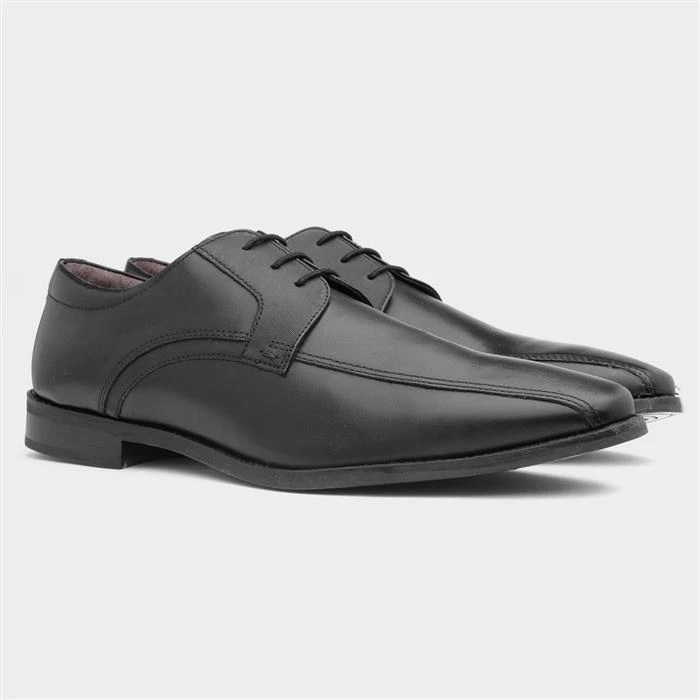 Thomas Crick Hutton Mens Black Leather Shoe - Image 5