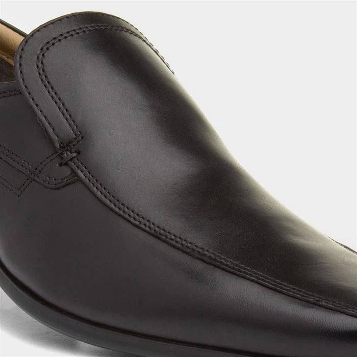 Red Tape Ulster Mens Leather Slip On Shoe In Black - Image 4