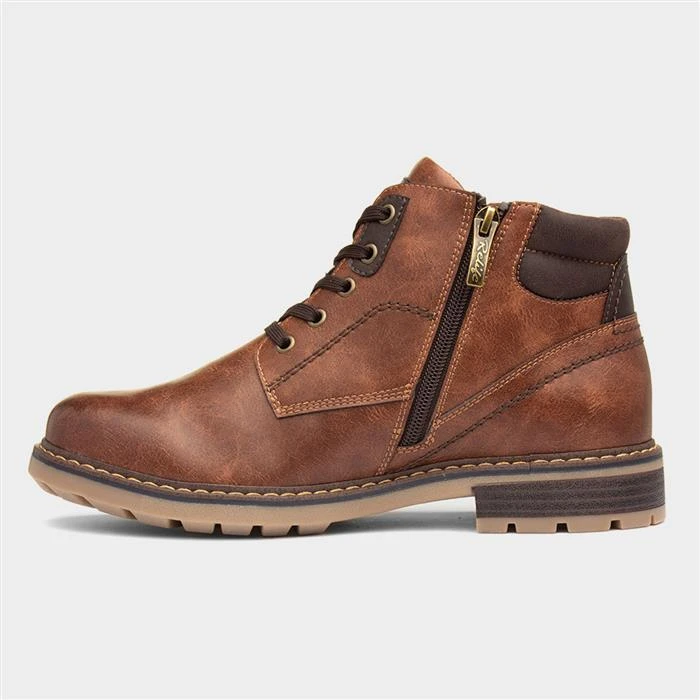 Relife Jonty Mens Tan Brown Boot - Image 2