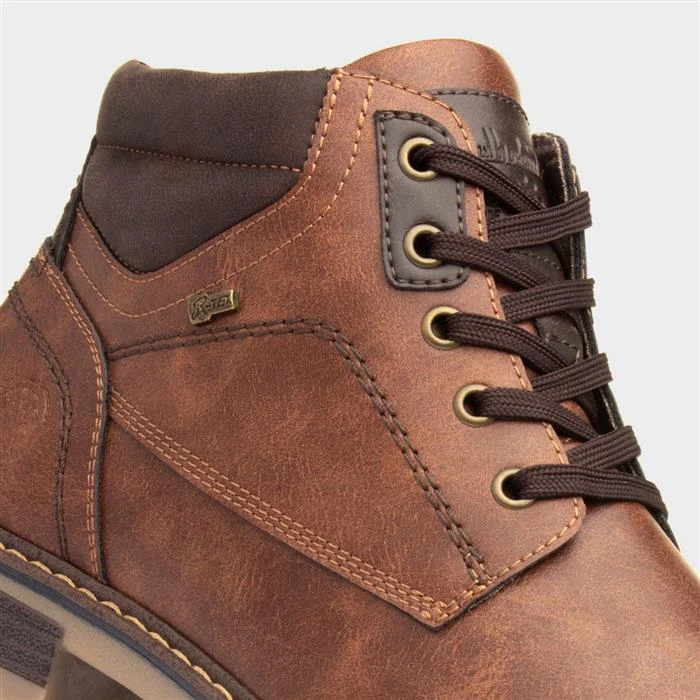 Relife Jonty Mens Tan Brown Boot - Image 4