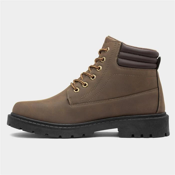 Urban Territory Bill Mens Brown Lace Up Boot - Image 2