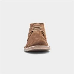 Catesby Ryan Mens Tan Leather Desert Boot