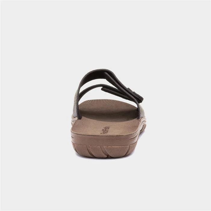 Red Fish Mens Brown Mule Sandal - Image 3