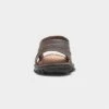 Lotus Mens Brown Leather Slip On Sandal