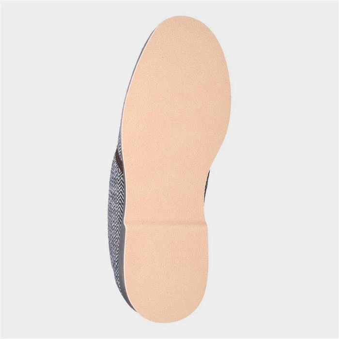 GBS Mens Stafford Twin Gusset Slipper In Brown - Image 3