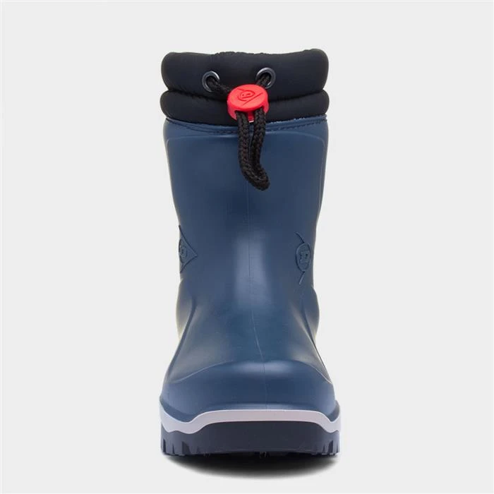 Dunlop Blizzard Kids Navy Welly K354061