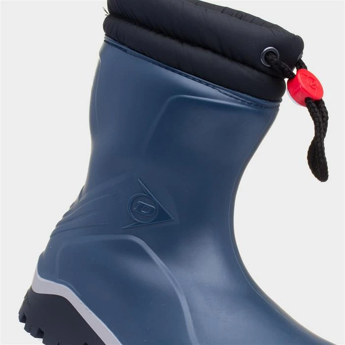 Dunlop Blizzard Kids Navy Welly K354061 - Image 4