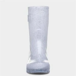 Zone Frost Womens Silver Glitter Welly