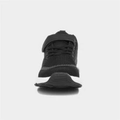 XL Exe Kids Black Easy Fasten Knitted Trainer