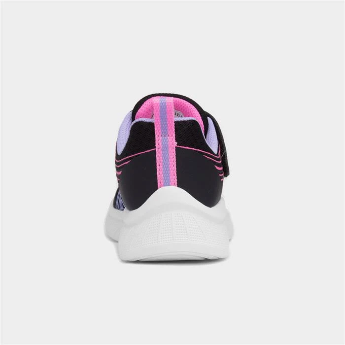 Skechers Microspec Plus Kids Black Trainers - Image 3